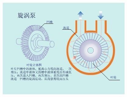 旋涡泵的工作原理图